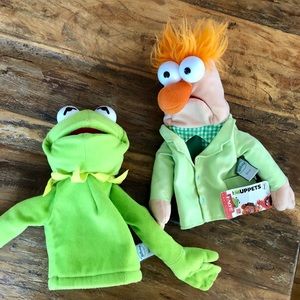 Muppets Puppets Kermit and Beaker